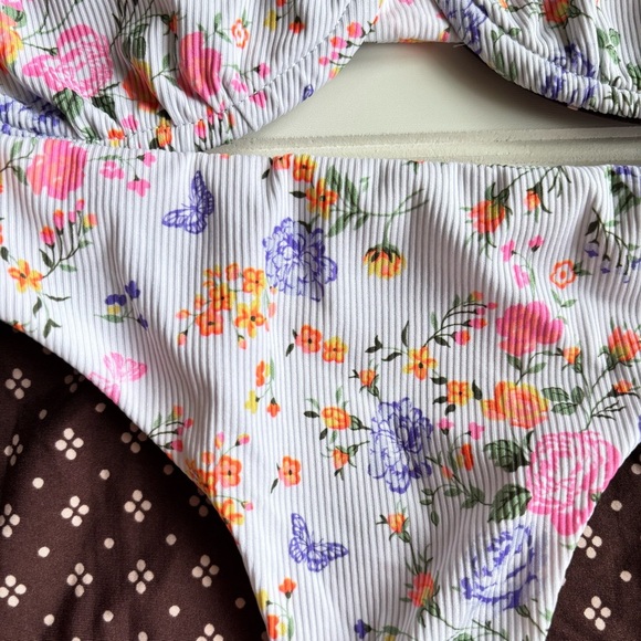 Maaji | Women's Bright Colorful Reversible Underwire Bikini Set Size Large NWT - Picture 3 of 8